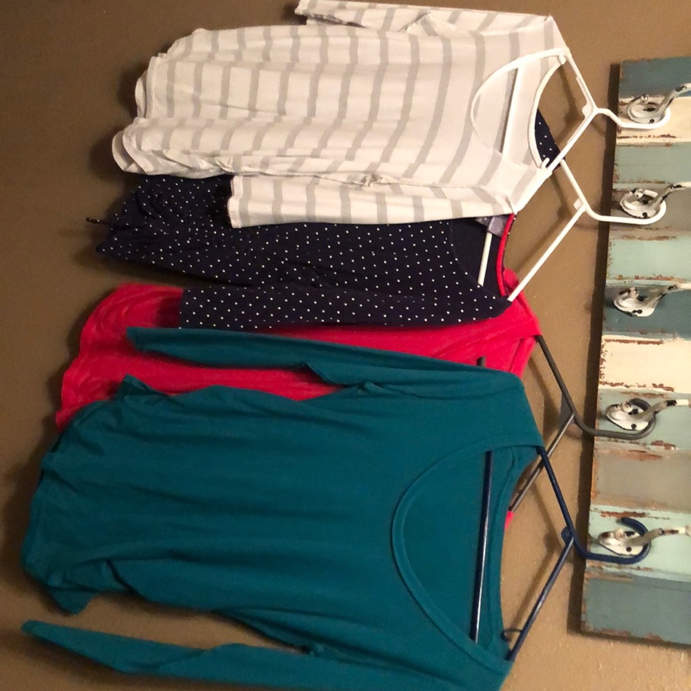 S/m maternity quarter sleeve lot